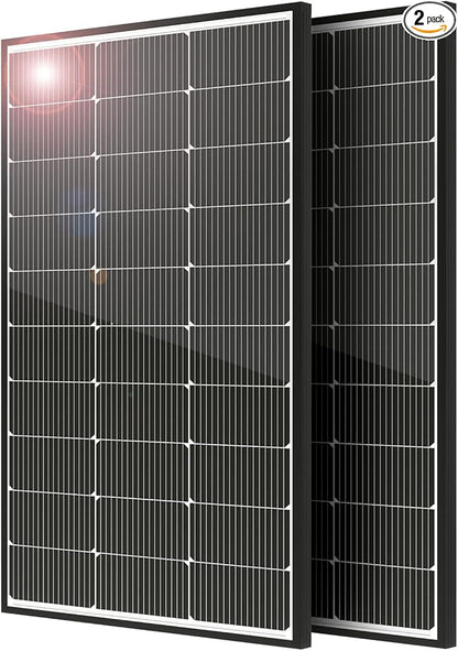 JJN 200 Watt Solar Panel, 25% High Coversion Rate Solar Module PV Charge by JJNSolar-YourCompleteSolarPowerPartner