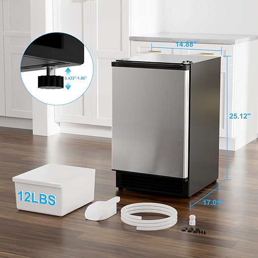 COTLIN Drainless Under Counter Ice Maker 15" W - Image 6