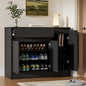 Shoe Cabinet Storage with 3 Doors, Freestanding Shoe Cabinet with Drawer & by Housoul