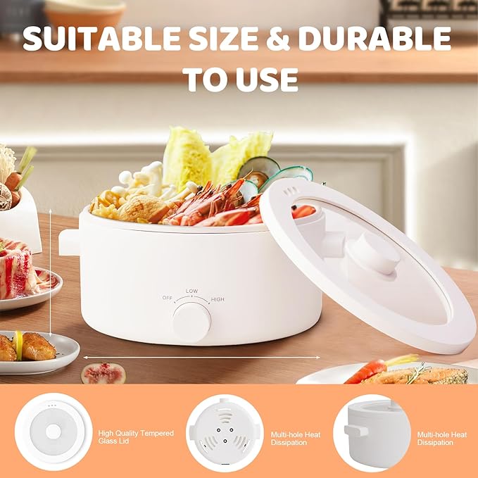 Hot Pot Electric, 3L Portable Electric Pot - Image 4