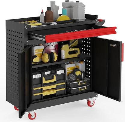 Rolling Garage Cabinets, Garage Storage Cabinet by ElteanStorageSolutions