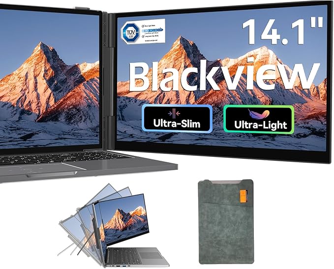 Blackview Laptop Screen Extender, 1.3lbs Ultra-Light & 0.17" Ultra-Slim by Blackview