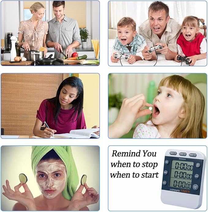 MOSTRUST Digital Dual Kitchen Timer - Image 7