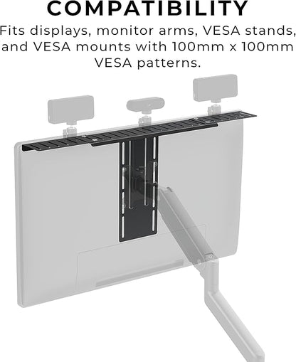 HumanCentric DSLR Monitor Mount Extra Large, Desk Camera Mounting, Light Webcam - Image 3