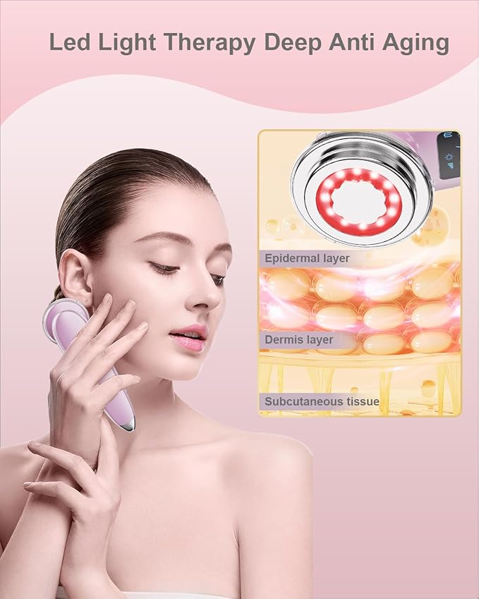 Face Massager Electric Face Lifting 4 in 1 Facial Massager Anti Aging Skin - Image 3