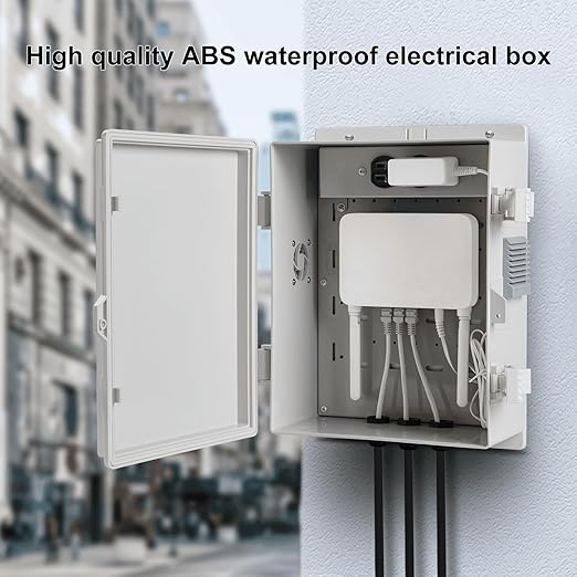 Namunanee Outdoor Electrical Junction Box, ABS Water Resistant Enclosure - Image 2
