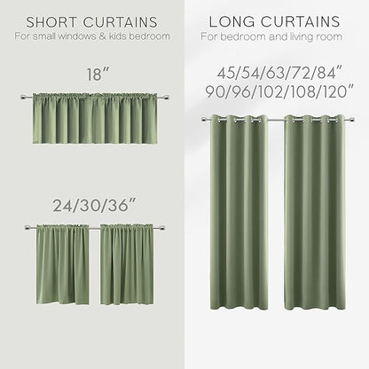 KOUFALL Blackout Curtains 63 Inch Long - Image 7