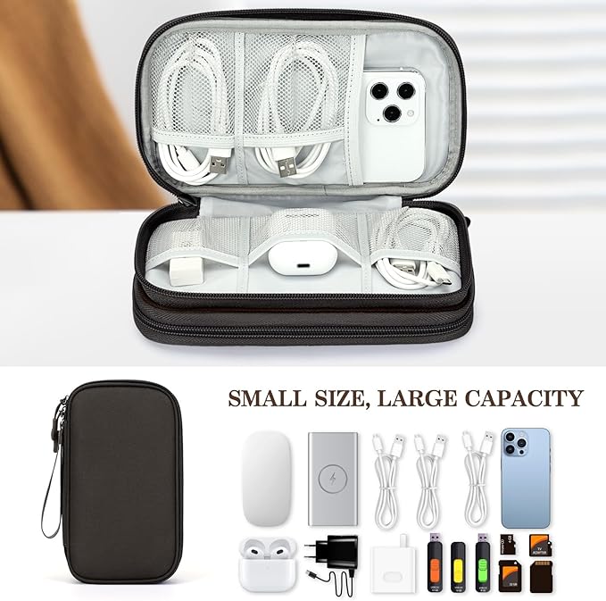 FYY Electronic Organizer, Travel Cable Organizer Bag Pouch Electronic - Image 6