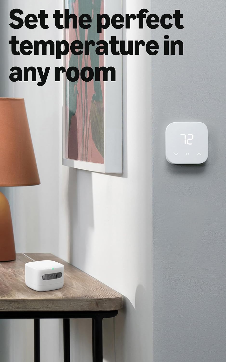 Amazon Smart Air Quality Monitor, Detects temperature, humidity, carbon monox...