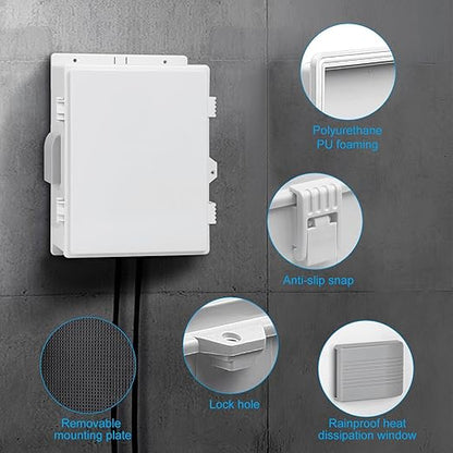 Outdoor Waterproof Electrical Junction Box, ABS Water Resistant Enclosure - Image 6