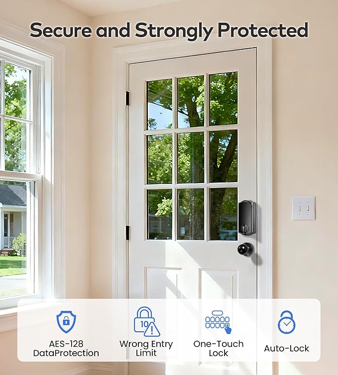 TEEHO TE012W-K WiFi Smart Keyless Entry Door Lock - Image 9
