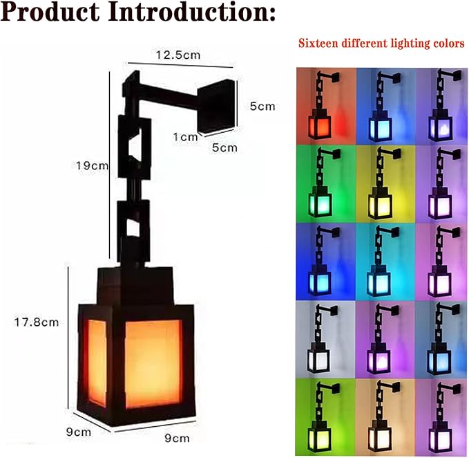 Neioaas Pixelated Lantern Night Lamp - Image 5