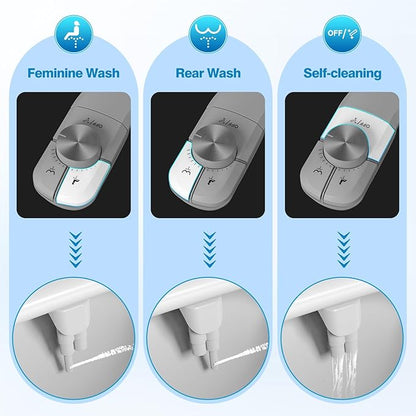 Non-Electric Bidet Attachment for Toilet, Ultra Slim Self-Cleaning Retractable - Image 2
