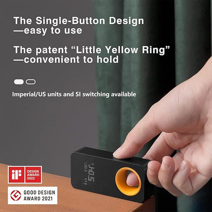 HOTO Laser Measuring Tool, Pocket-Size 98Ft Digital Laser Tape Measure ±2mm - Image 3