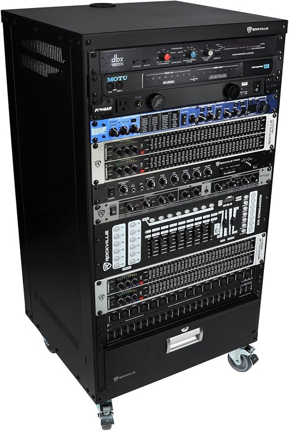Rockville RR18U 18U Live Sound/Recording Studio Rack Case - Image 4