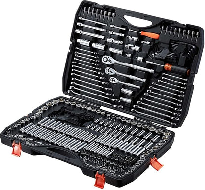 VEVOR Mechanics Tool Set, 308-Piece Mechanic Tool Kit, 1/4 in, 3/8 in, and 1/2 - Image 10