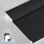 no-drill motorized blackout blinds with remote, black, 35.5", main product view