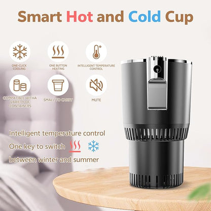 Smart Car Hot and Cold Cup Holder Rapid Heating and Cooling Insulated Electric - Image 4