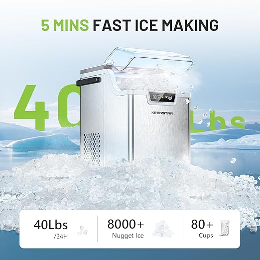 KEENSTAR Nugget Ice Maker Countertop - Image 3