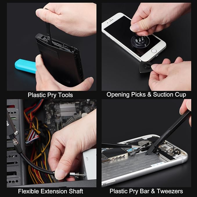 STREBITO Mini Electric Screwdriver Upgraded 155 in 1 Electric Precision - Image 8