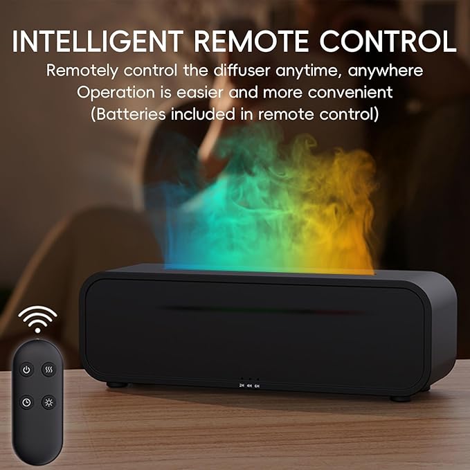 Essential Oil Diffuser, Music Sync Fire Flame Aromatherapy Diffuser, 250ml Cool - Image 6