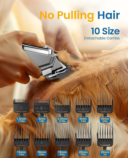 oneisall Dog Clippers for Grooming for Thick Heavy Coats/Low Noise Rechargeable - Image 3