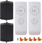 LPHUMEX 2 Pack Universal Ceiling Fan Remote Control Kits, Small Size Receiver by LPHUMEX