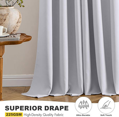 MIULEE Bedroom Blackout Curtains Thermal Insulated Room Darkening Drapes - Image 5