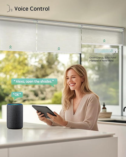 Yoolax Motorized Blinds with Remote, Smart Blinds - Image 2