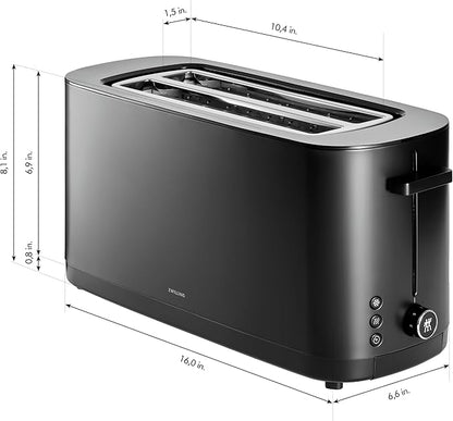 ZWILLING Enfinigy, 4-Slice Long Slot Toaster, Extra Wide 1.5" Slots - Image 3