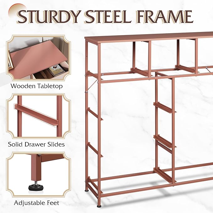 WLIVE 9-Drawer Dresser, Fabric Storage Tower - Image 8