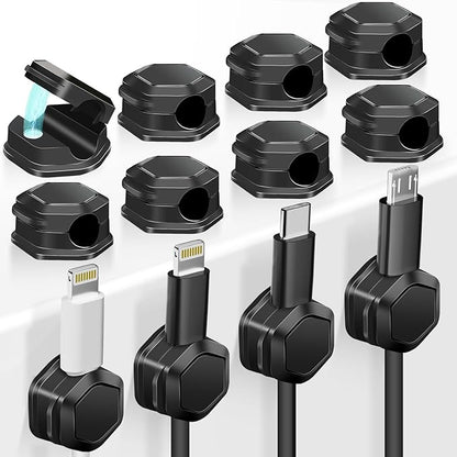 Cord Holder - Cable Clips - Cord Organizer by Unknown