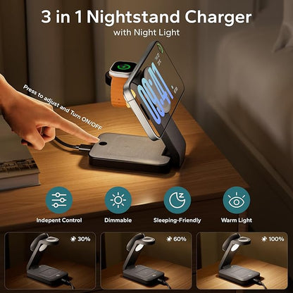 Eazpower 3 in 1 Foldable Wireless Charging Station - Image 2