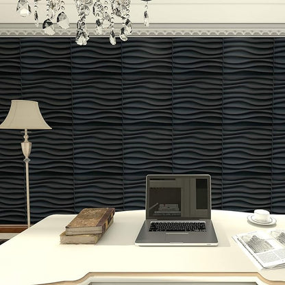 Art3d PVC Wave Panels for Interior Wall Decor, Antique Copper Textured 3D Wall - Image 4