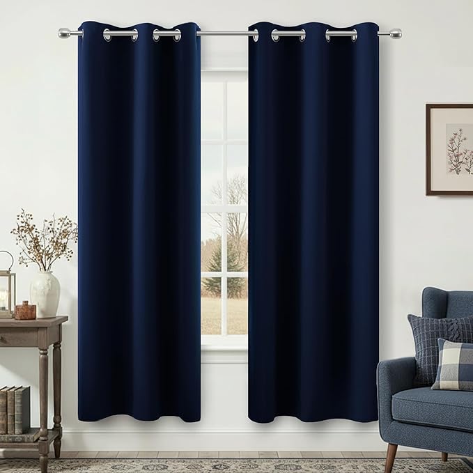 Energy Efficient Thermal Insulated Blackout Curtains by KOUFALL
