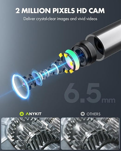 Anykit 360° Articulated Engine Endoscope, Aviation Hole Sight - Image 3