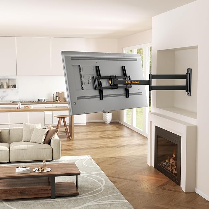 Perlegear Corner TV Wall Mount Long Arm TV Mount Bracket - Image 7