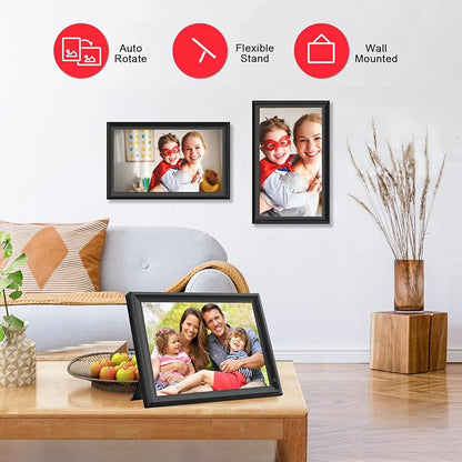 FRAMEO WiFi Digital Picture Frame 32GB Smart 15.6 Inch Digital Photo Frame FHD - Image 6