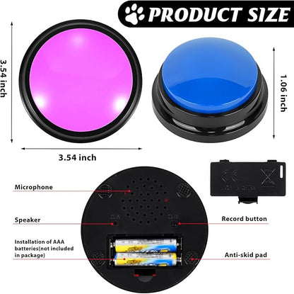 10 Color Voice Recording Buttons - Image 3