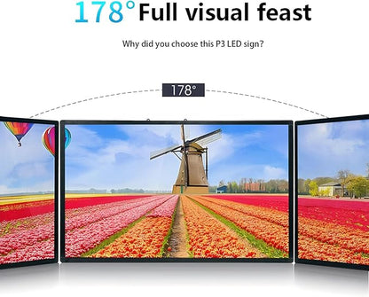 P3 40“x25” Led Sign Programmable Scrolling Digital Display Screen - Image 7