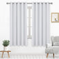 DWCN Wide Curtains for Living Room, 60W Inch Greyish White Curtain for Bedroom by DWCN