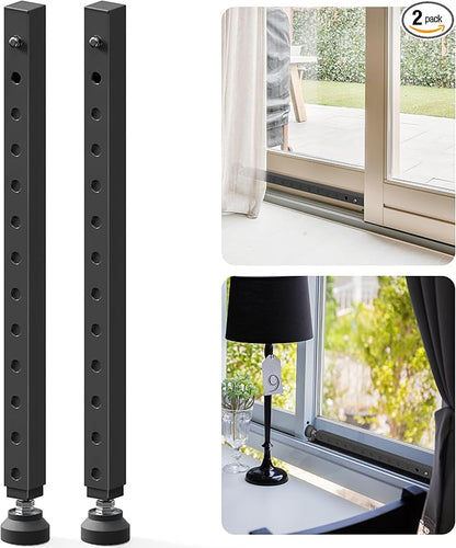 Gadgetzan Adjustable Window Security Bar, 17-33 Inch Sliding Door Security Bar by Ourproductsarededicatedtobringingyouconvenience