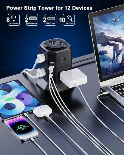 Surge Protector Power Strip - Image 2