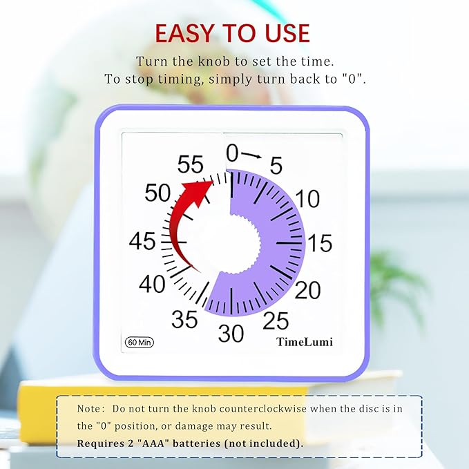 TimeLumi 60-Minute Visual Timer - Image 2