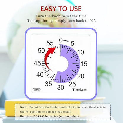 TimeLumi 60-Minute Visual Timer - Image 2