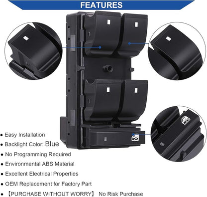 Obaee Driver Side Power Master Window Switch, Compatible - Image 5