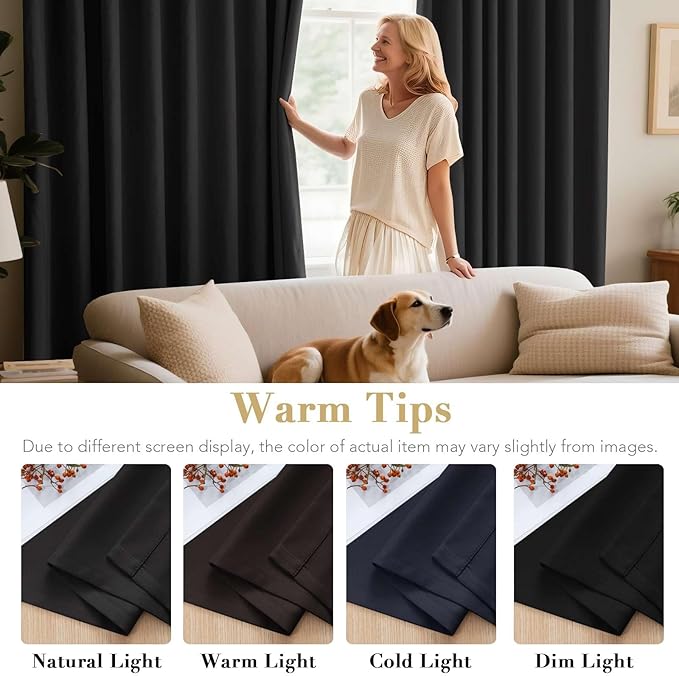 H.VERSAILTEX Blackout Thermal Insulated Light Blocking Curtains - Image 6