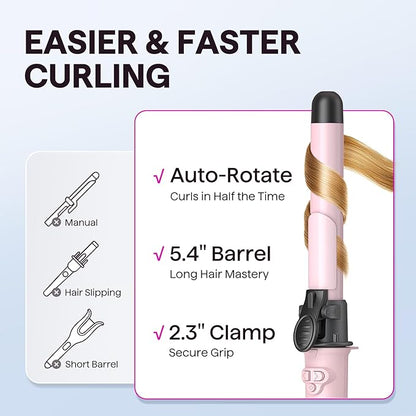Wavytalk Rotating Curling Iron, 1 Inch Automatic Waver - Image 4