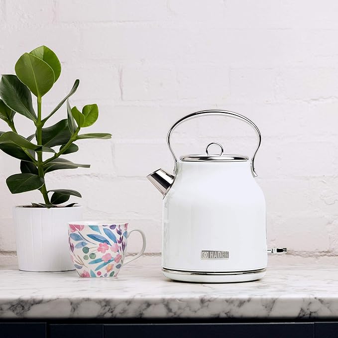 Haden Heritage 1.7 Liter Stainless Steel Electric Kettle, Hot Water Kettle - Image 6