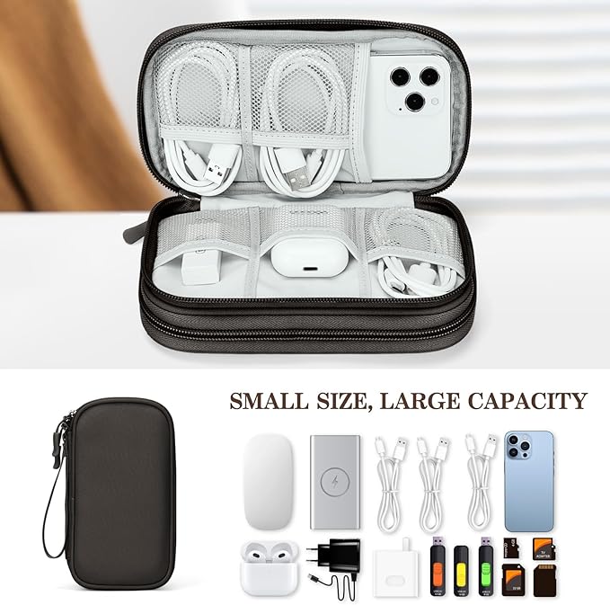 FYY Electronic Organizer, Travel Cable Organizer Bag Pouch Electronic - Image 6